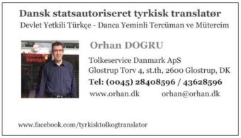Oversættelse fra dansk til tyrkisk og oversættelse tyrkisk til dansk.